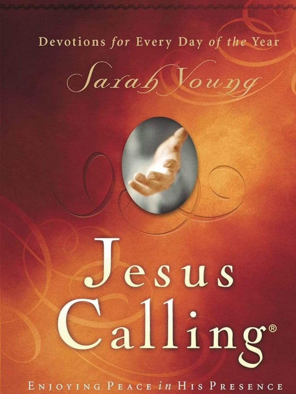 Jesus Calling Devotional Book - Orange Cover